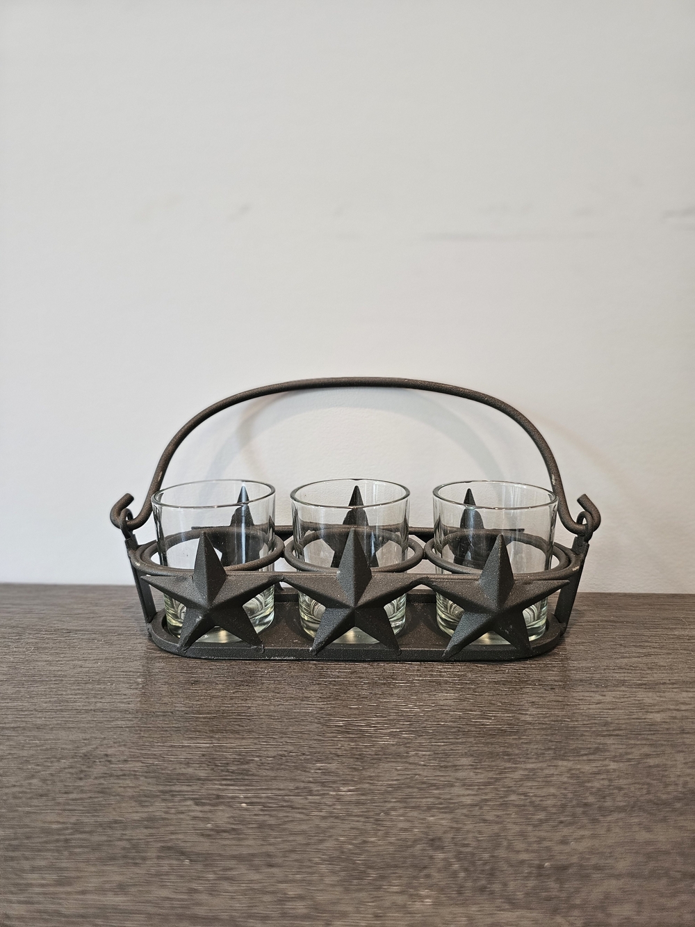 Yankee Candle Rustic Star Cast Iron Votive Holder Set with Handle